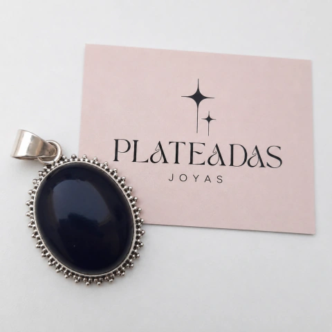Dije de plata oso calado
