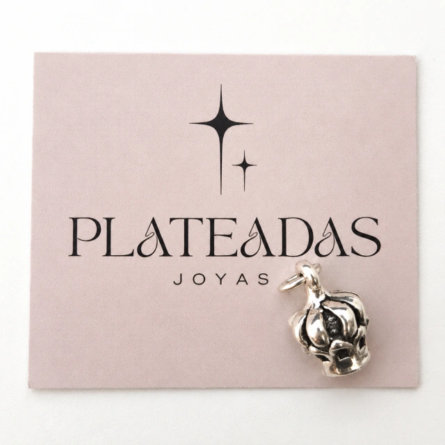 Dije de plata inflada corona