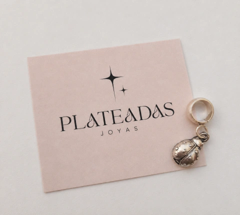 Dije de plata pandora jirafa