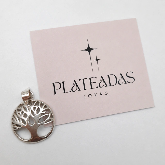 Dije de plata arbol de la vida