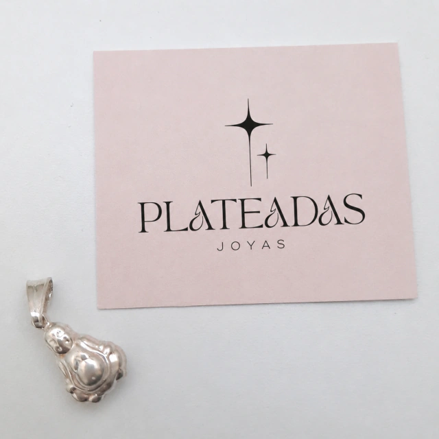 Dije de plata inflada buda