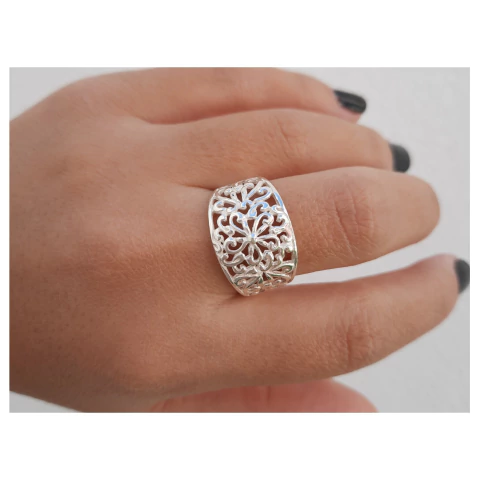 Anillo de plata piedra