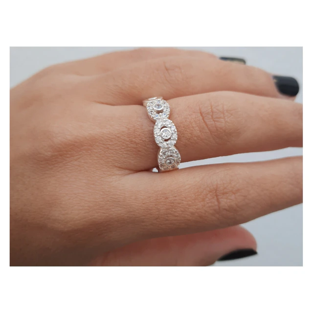 Anillo de plata piedra