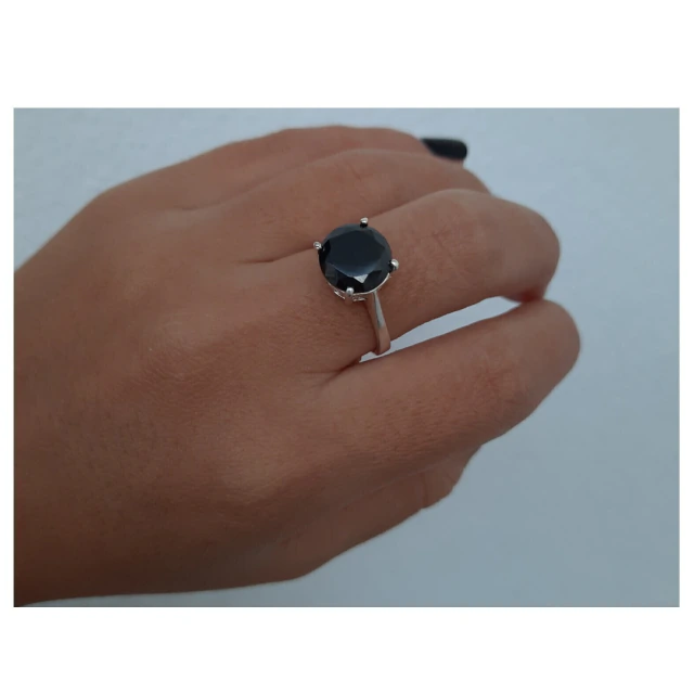 Anillo de plata vintage piedra