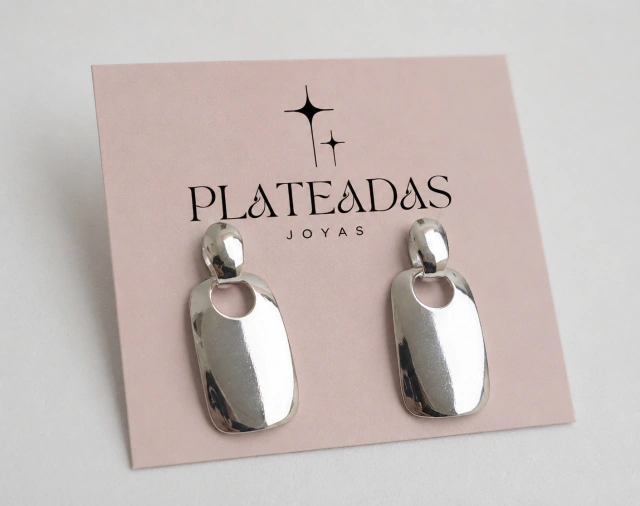 Aros de plata milan