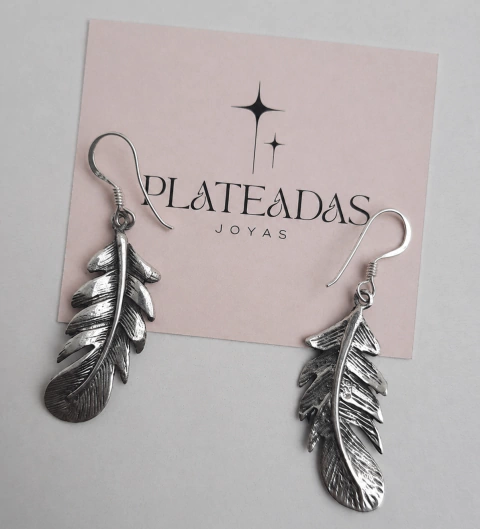 Aros de plata bolita y argolla colgante