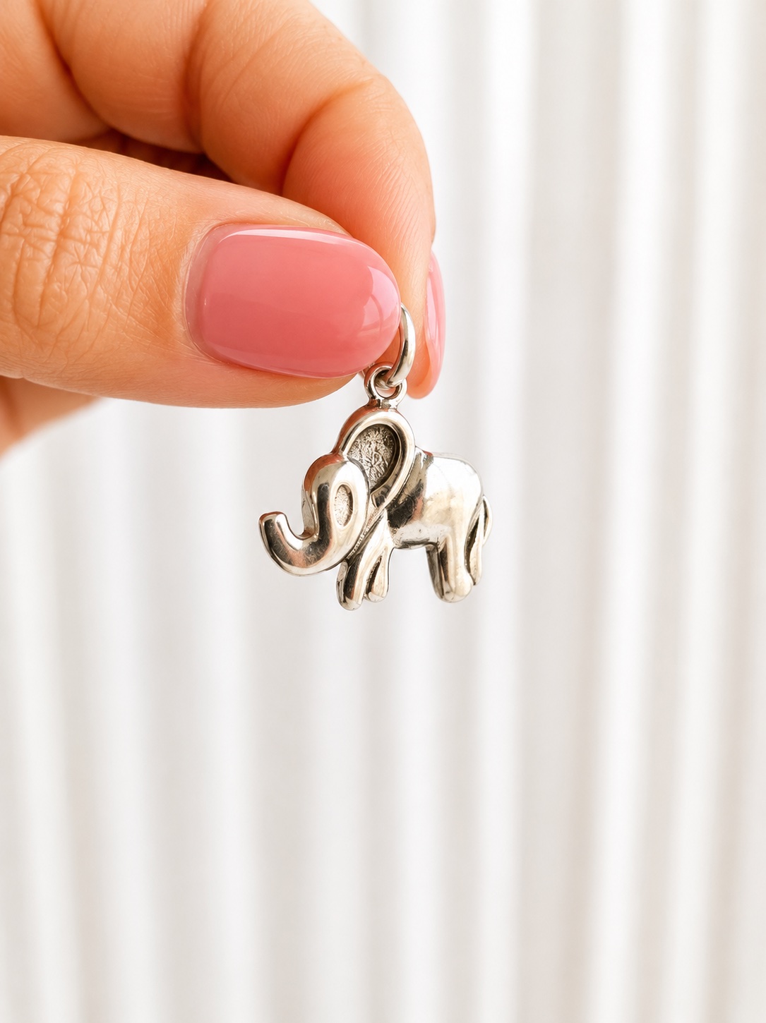 Dije de plata elefante
