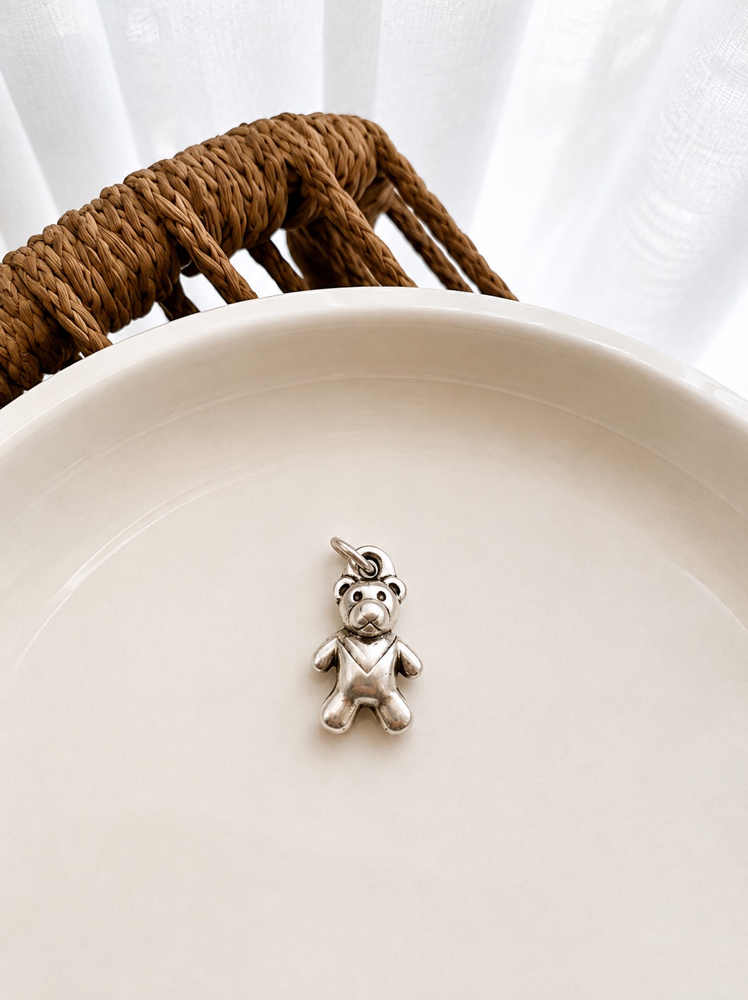 Dije de plata inflada oso — foto 2