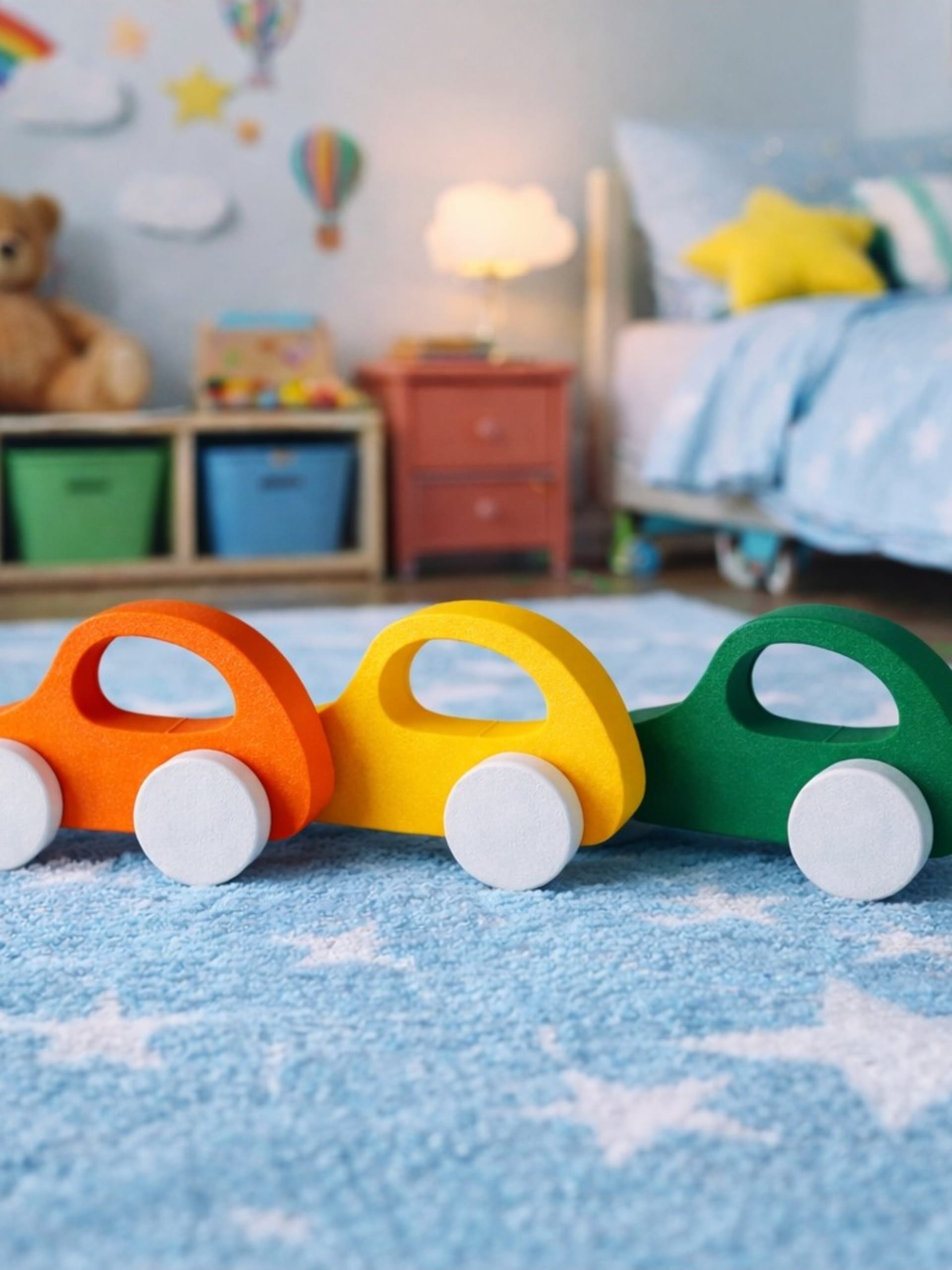 Zuukids Tekerlekli Oyuncak Araba 3'lü Set