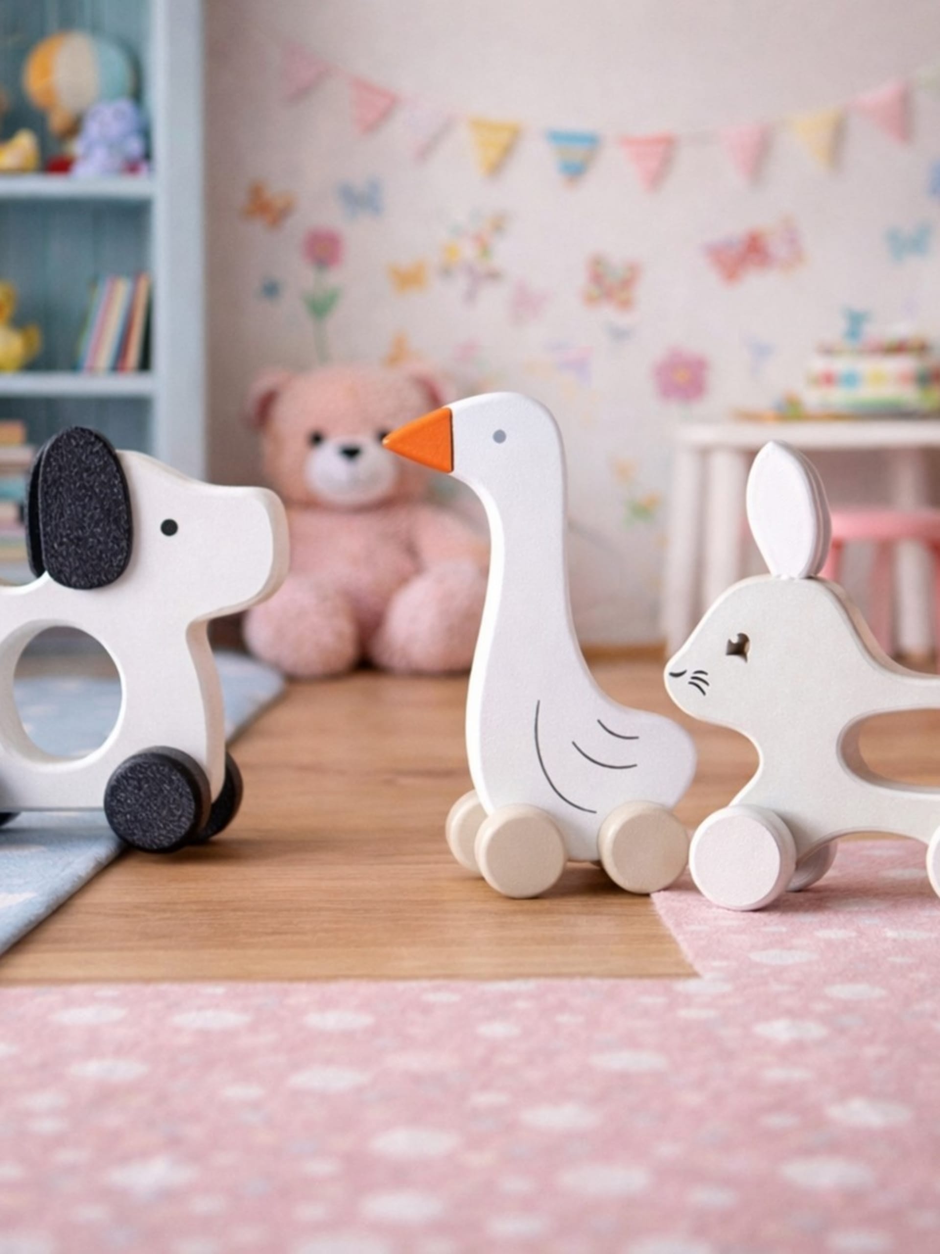 Zuukids Tekerlekli Şirin Arabalar (3'lü Set) detay görünümü