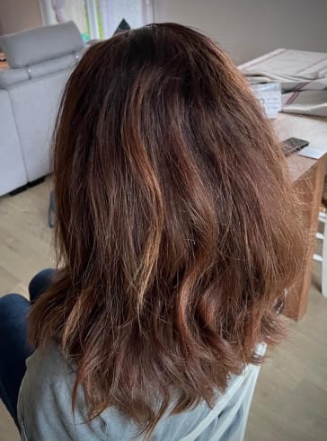 Photo avant, coiffure n°3