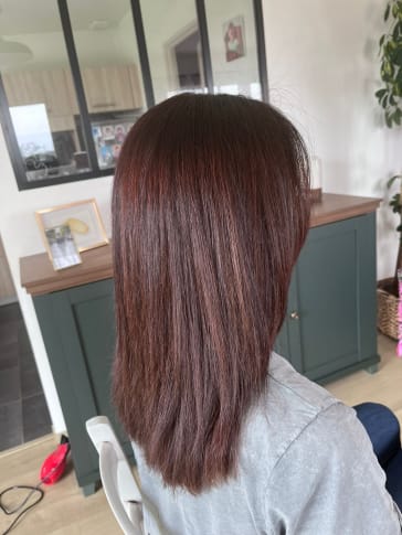Photo après, coiffure n°3