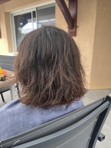 Photo avant, coiffure n°6