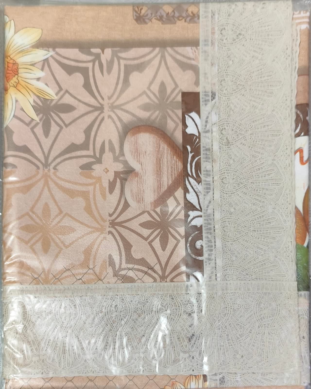 सेंट्रल टेबल कवर 40x60 इंच - टैन सनफ्लावर - photo 1