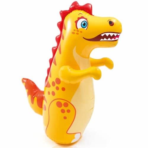 Intex Hit Me Inflatable Bop Bag Toy - Dinosaur, Sand-Filled Weighted Base, 37 x 24 Inches