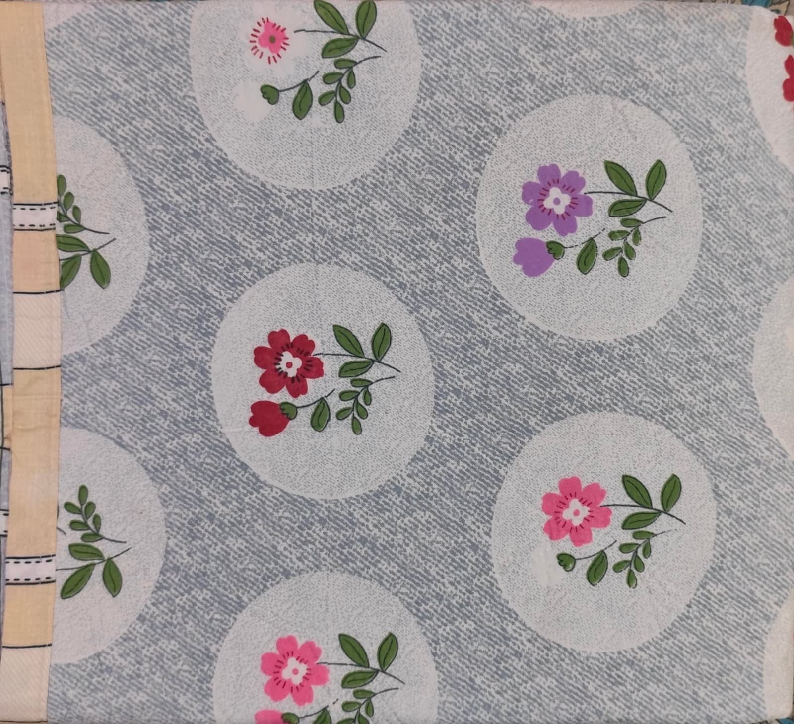 Tulip Original Reversible Microfibre Comforter, Single Bed 90x50 inches - Grey Floral Medallion - photo 3