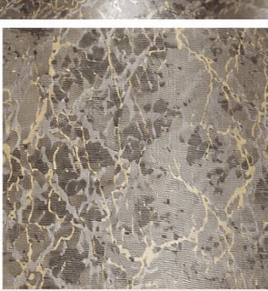 Champagne Gold Crackle Satin Eyelet Curtain - 7x4 & 9x4 Ft - photo 8