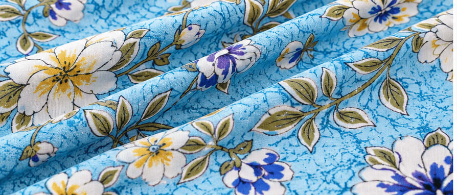 Aqua Blue Peony Floral Victory Double Bedsheet 225x225 cm + 2 Pillow Covers - photo 7