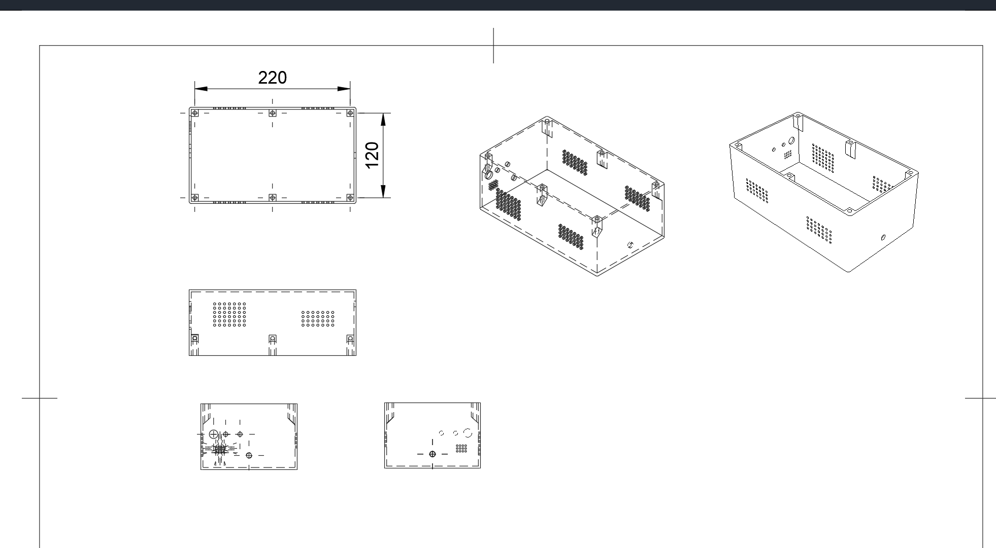 Schemă CAD / Fusion 360 pentru carcasa Akasha Core