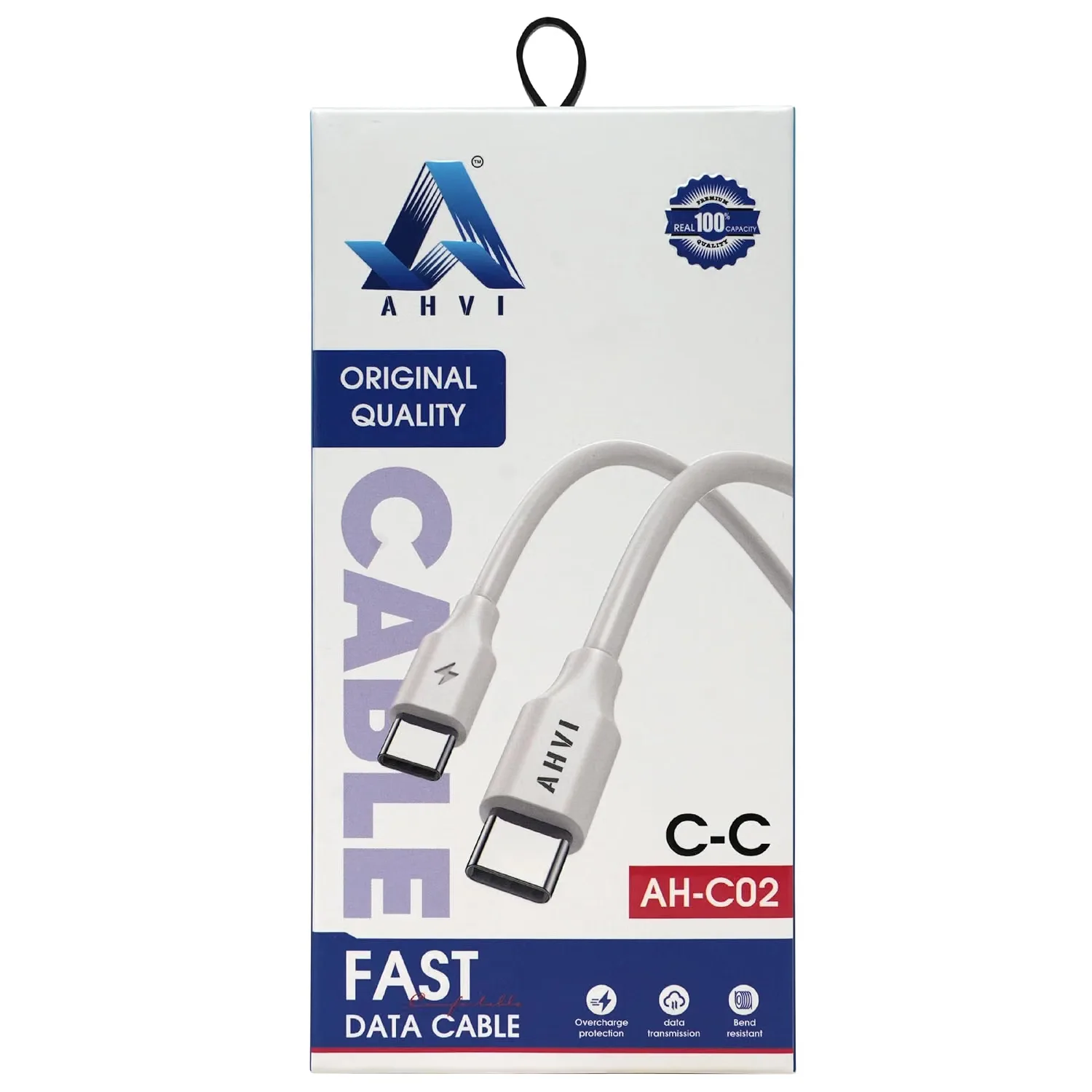 AHVI Type C to C Charging Cable - AH-C02 – image 3 of 4