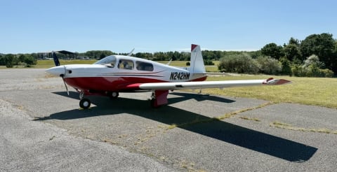 1990 Mooney M20J (N242HM) photo 2