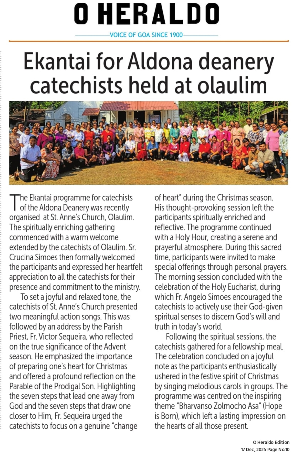 Catechist Ekantai - Aldona Deanery — Photo 20