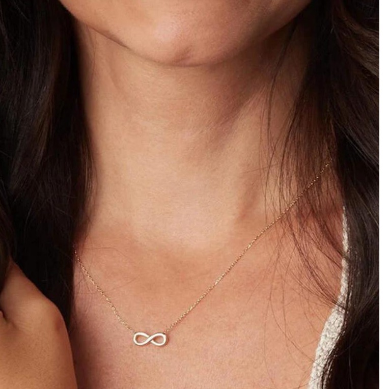 Silver color necklace plan anti - Tarnish