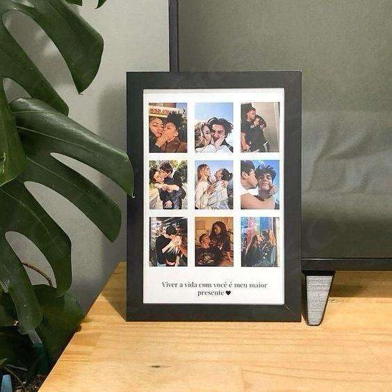 Customise photo frame with 9 photo A-4 Size