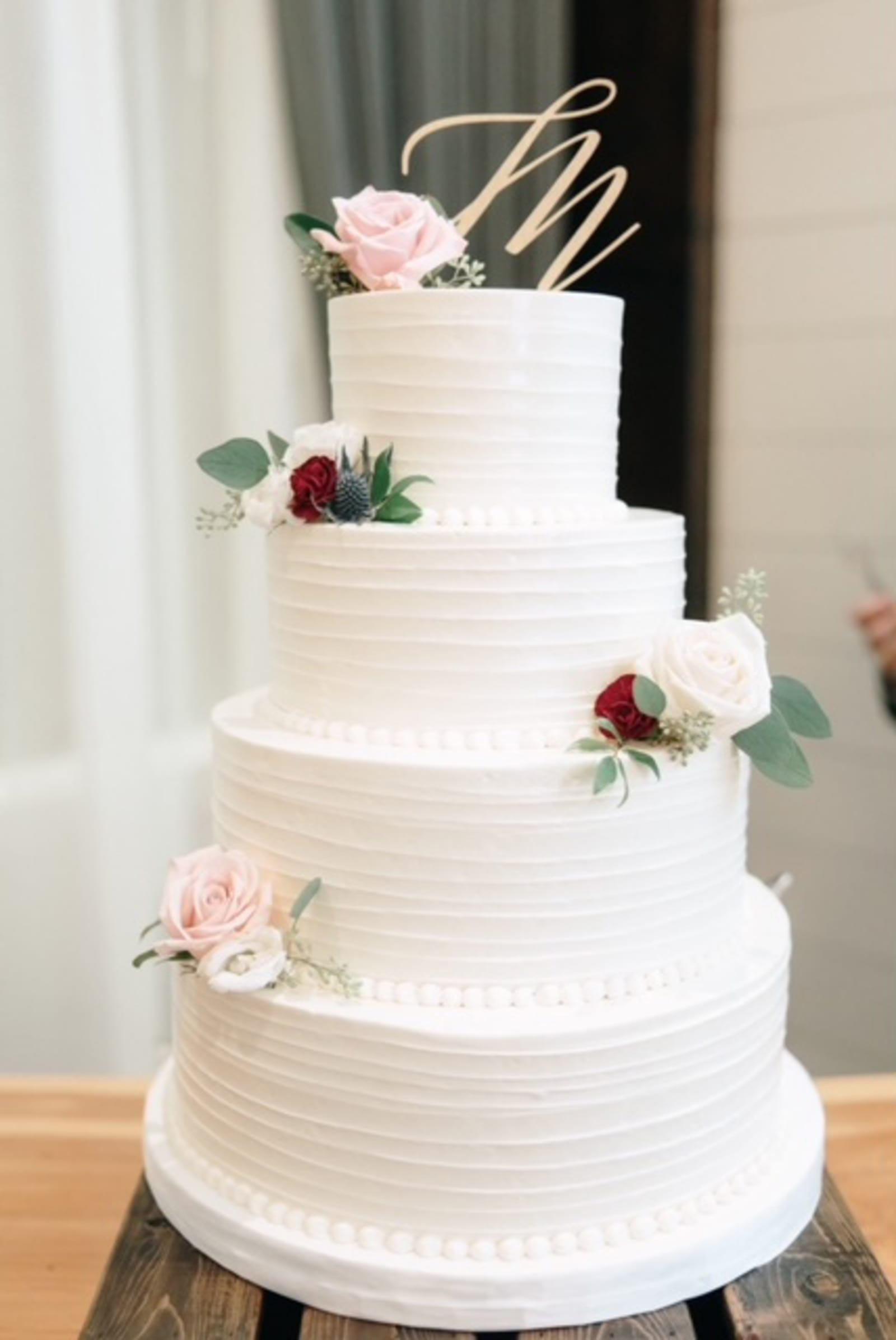 Four tier white homestyle