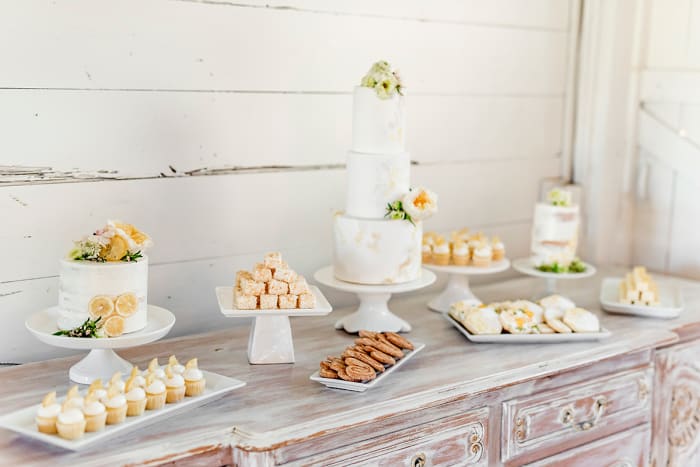 Cake and desserts table