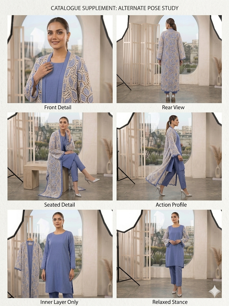 3piece suit deatil work - view 2