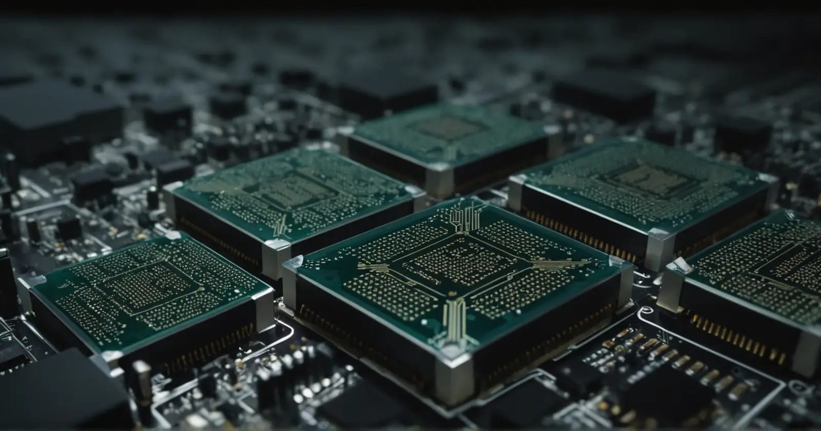 Vista macro del die de CPU que muestra la arquitectura híbrida con núcleos P y E visibles
