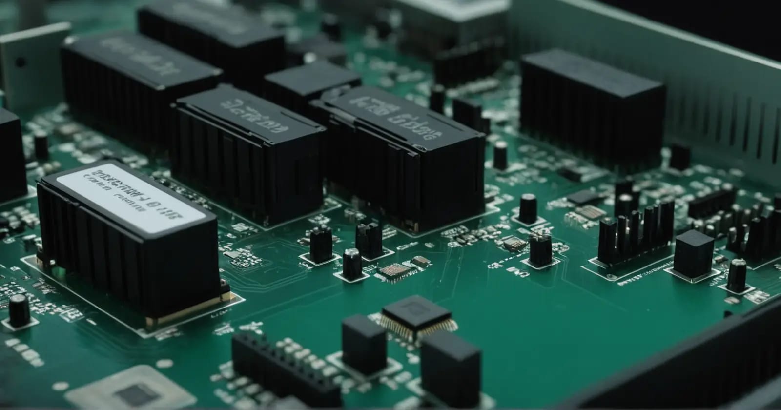 Vista de la placa base mostrando el microchip bios y componentes listos para la inicialización del sistema