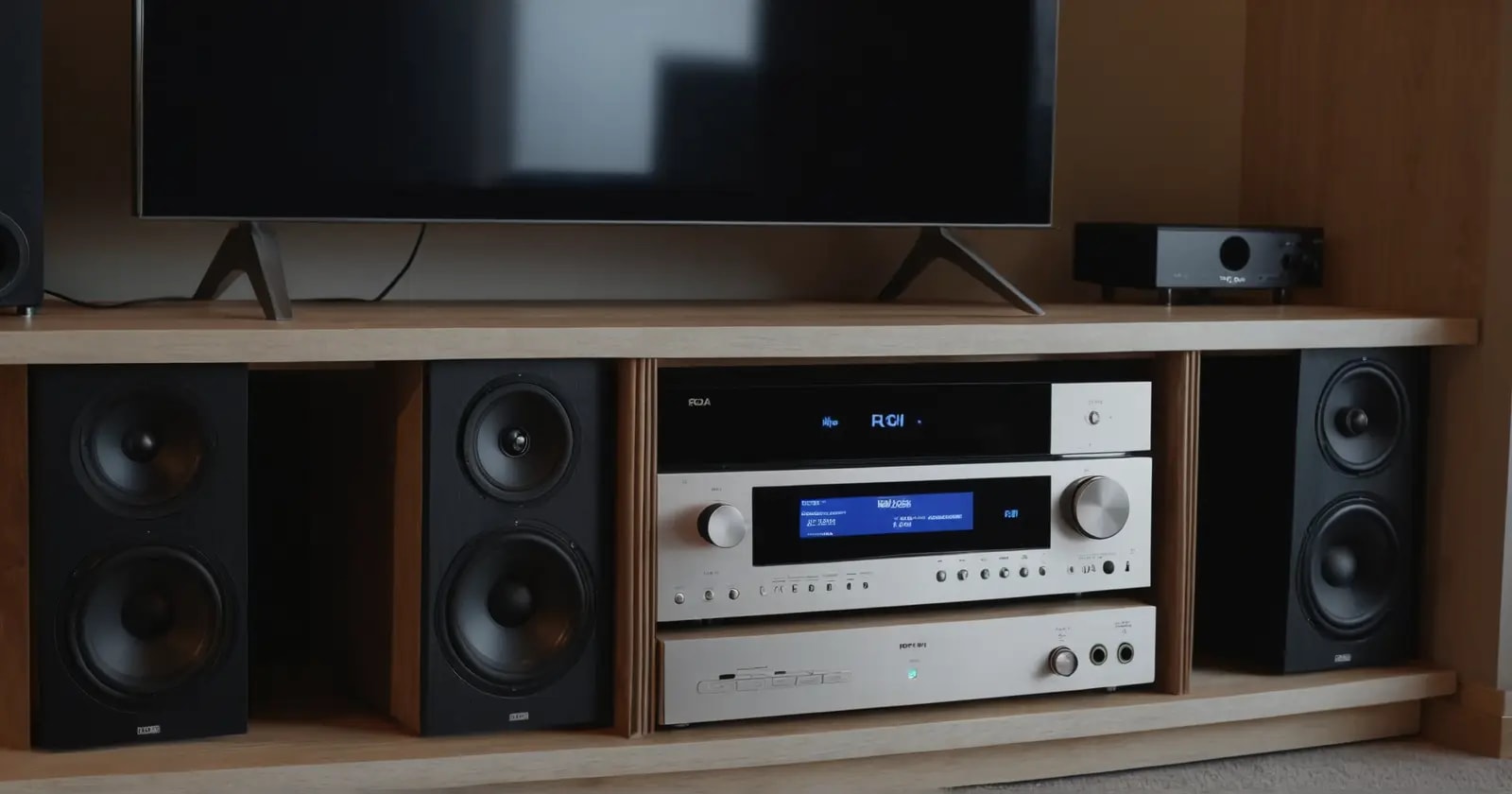 Receptor con salidas para configurar sistemas de audio multicanal y estéreo