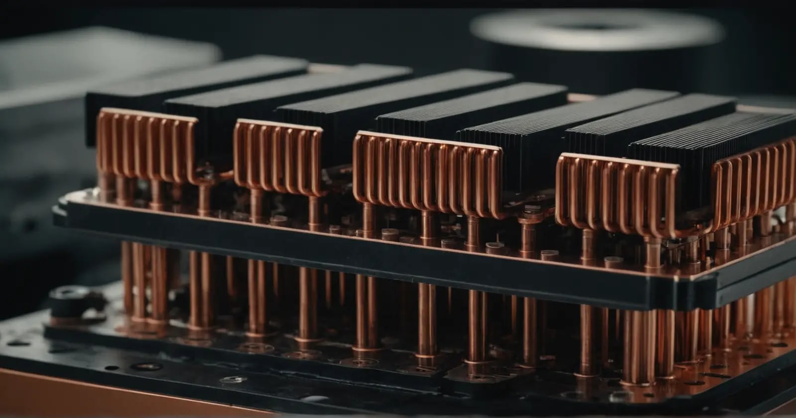 Primer plano del zócalo de cpu con disipador y tubos de calor mostrando acumulación de polvo por sobrecalentamiento