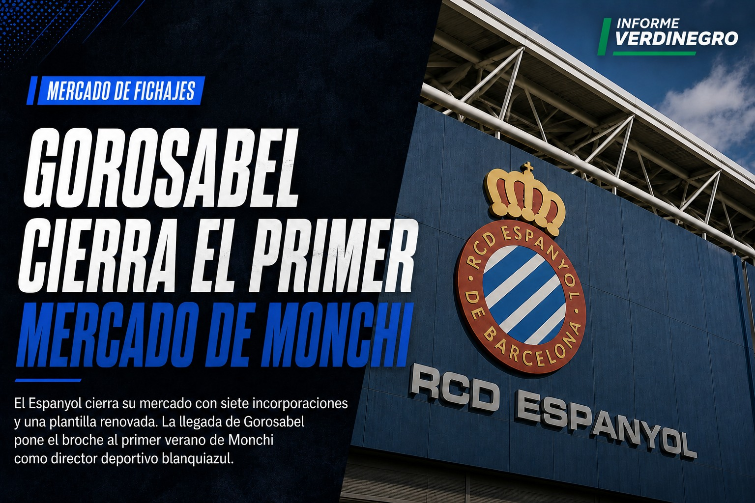 Gorosabel cierra el primer mercado de Monchi