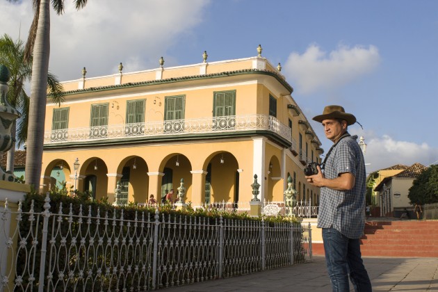 Photographer Julio Muñoz in his home town of Trinidad.