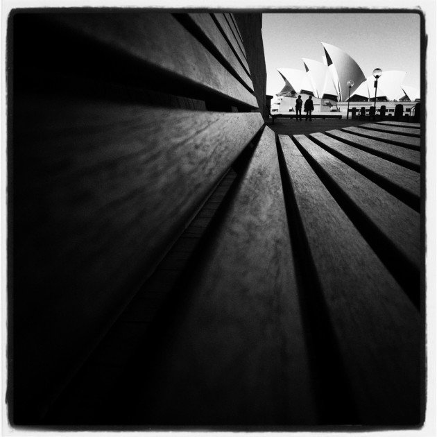 Photo by Douwe Dijkstra from the series 'Mobile Streetphotography.' Winner, 2015 Black and White Photographer of the Year.