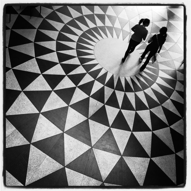 Photo by Douwe Dijkstra from the series 'Mobile Streetphotography.' Winner, 2015 Black and White Photographer of the Year.