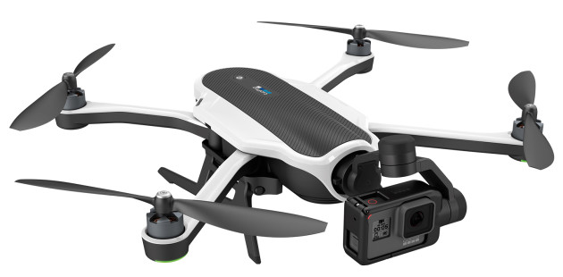 GoPro's new Karma quadcopter fitted with a Hero5.