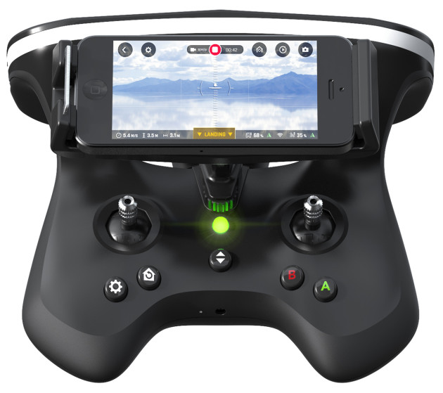 The Parrot Skycontroller 2 has a range of up to 2km.