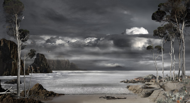 Prospero's Island – North East 2016 from the series Prospero's Island by Valerie Sparks. (Pigment ink-jet print 140.0 x 220.0 cm courtesy of the artist and this is not fantasy + dianne tanzer gallery supported by the Australia Council). 2016 William and Winifred Bowness Photography Prize winner.