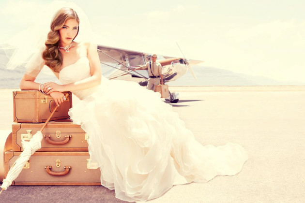 Shot on location in White Sands, New Mexico, for an international diamond campaign. © Jim Jordan.