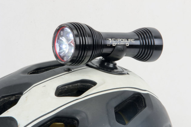 Azur Rechargeable 2000 Lumens Front Head Light Kit Helmet Mount