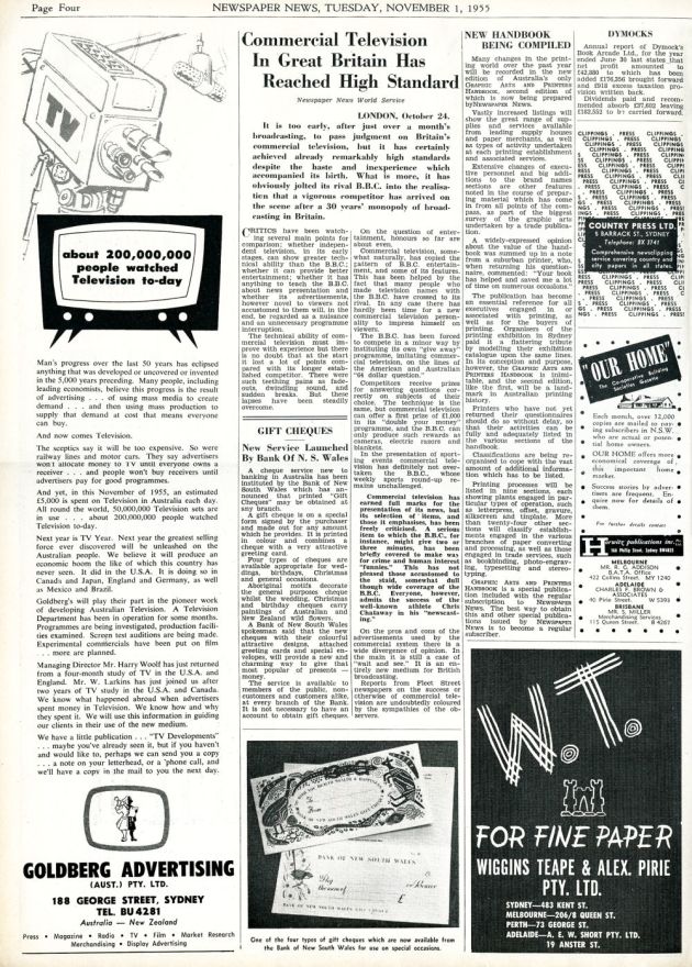 From the AdNews archives 1956.