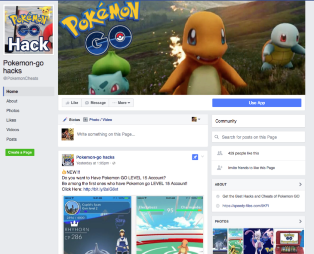 pokemon go fraud