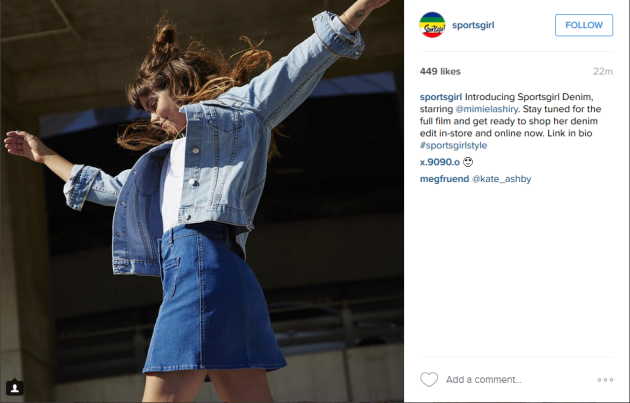 sportsgirl insta