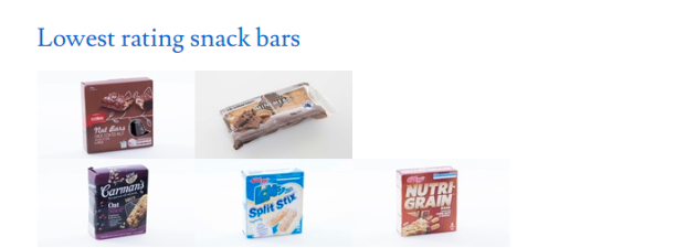 snack bars