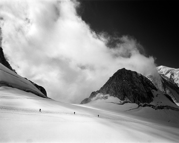 Voyage, Tour du Mont Blanc 2015. 20 x 24 inch Silver Gelatin Print. © Tom Goldner, The Fox Darkroom & Gallery.