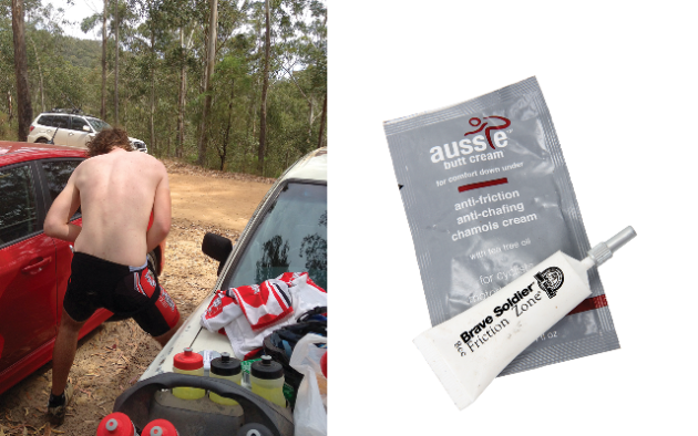 <p>Don’t just worry about maintaining your bike, your body needs upkeep too. Help to prevent saddle sores and other ‘down-there’ problems by applying chamois cream before longer rides. They usually have antiseptic qualities, so in addition to making a ride more comfortable, they’ll prevent future problems too.</p>